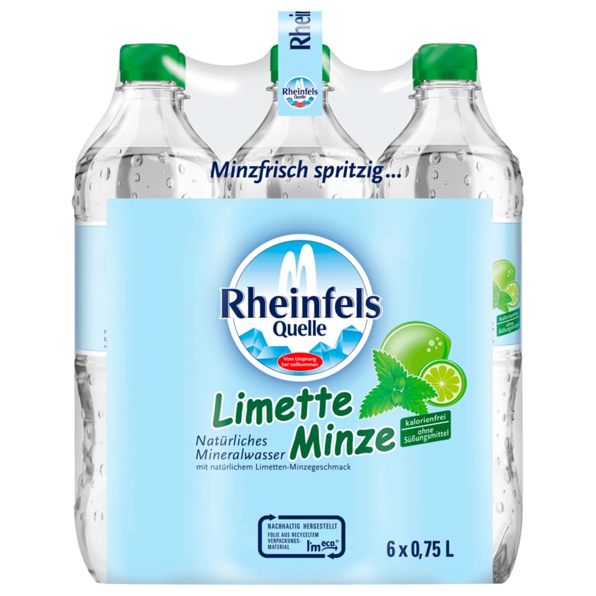 Rheinfels Quelle Limette-Minze 6x0,75l